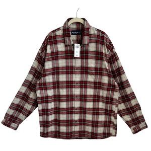 ABERCROMBIE AND FITCH Soft A&F‎ Flannel, Size X-LARGE TALL